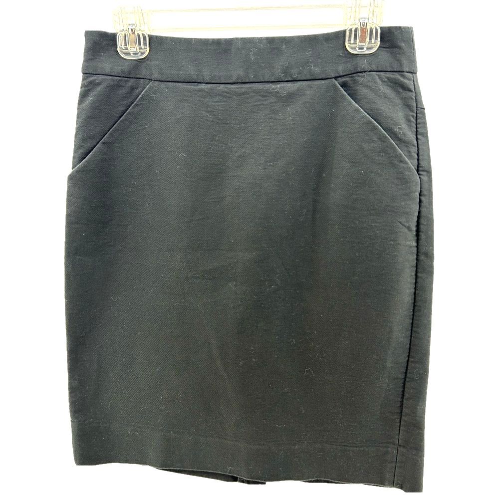 J. Crew Black The Pencil Skirt Size 4
